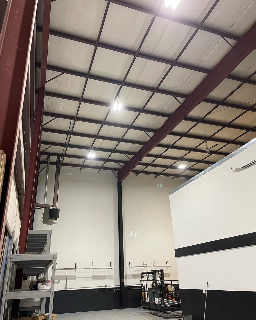 Commercial lighting installation completed by TLA Electric